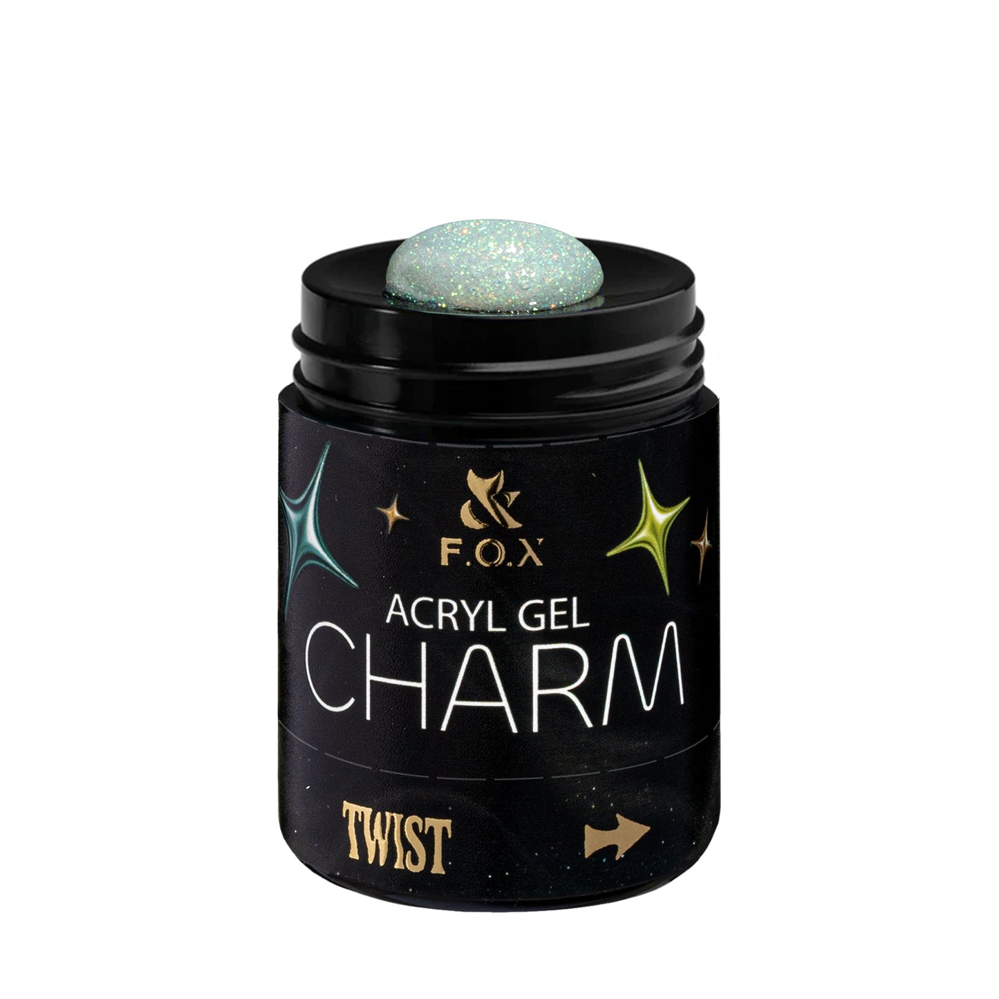 F.O.X Acryl gel Charm 007, Emerald, 20 ml