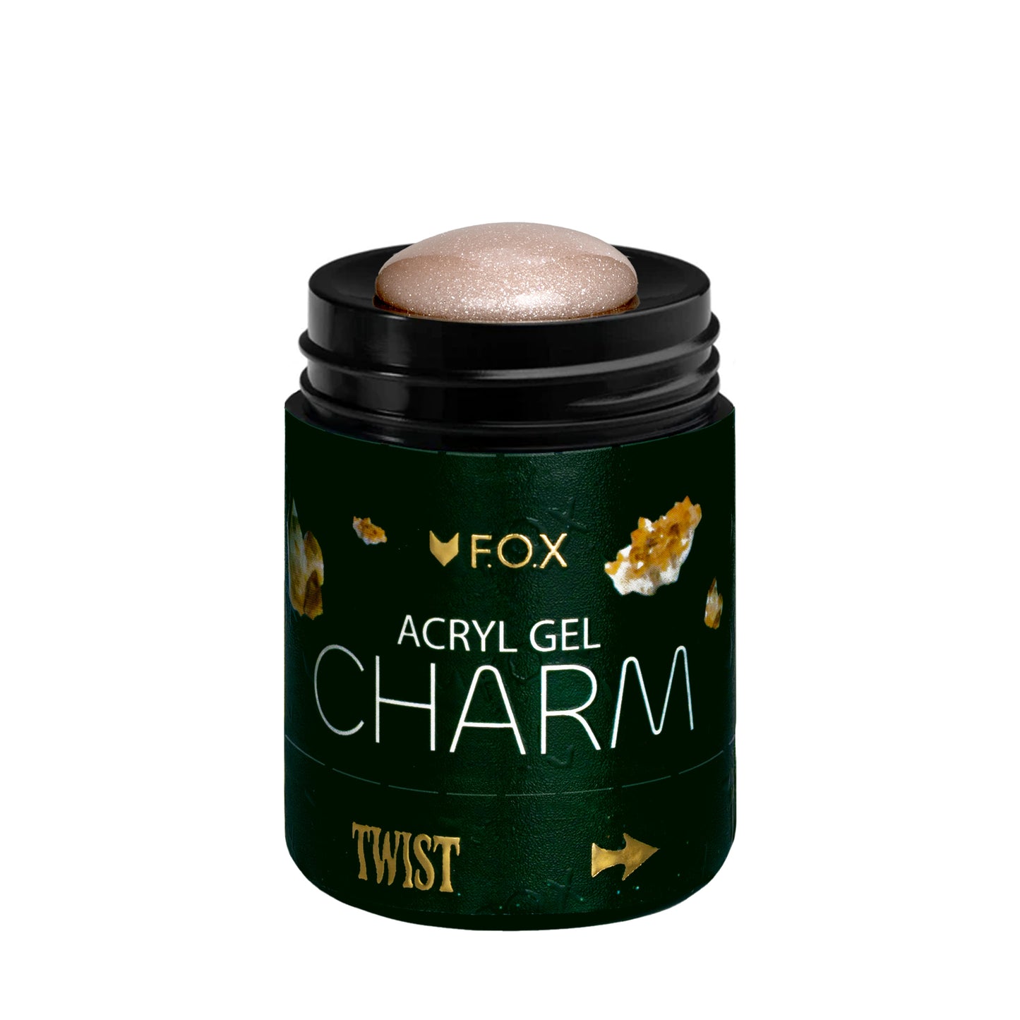 F.O.X Acryl gel Charm 010, Topaz, 20 ml
