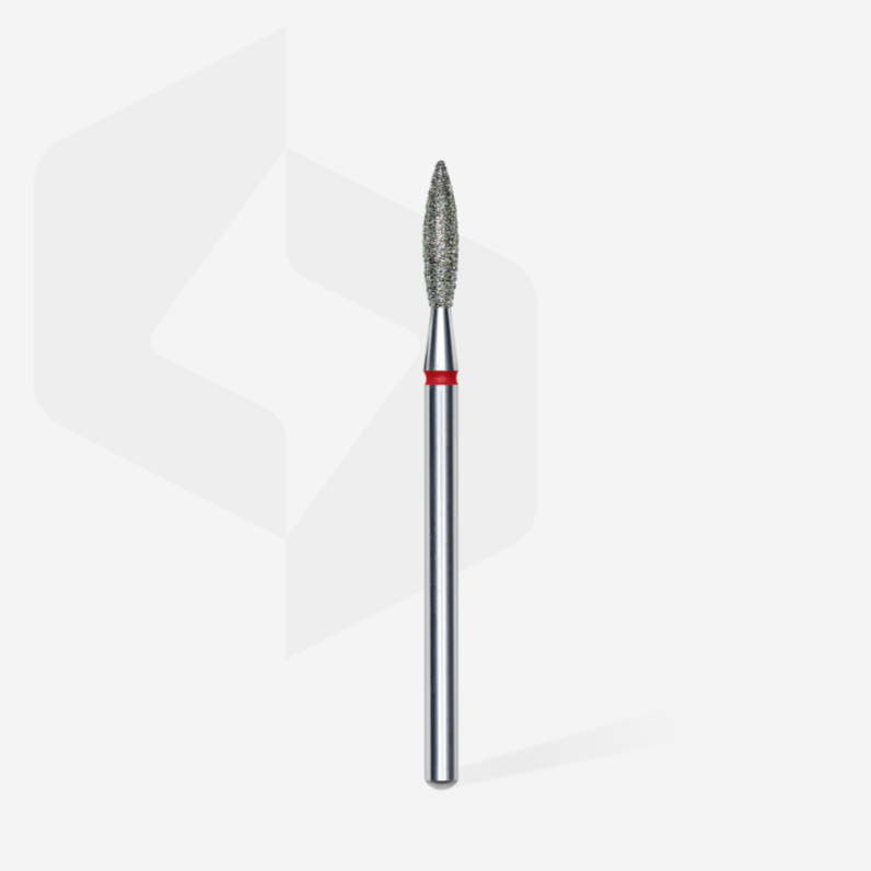 STALEKS PRO Фреза алмазна полум'я червона 2,3 mm