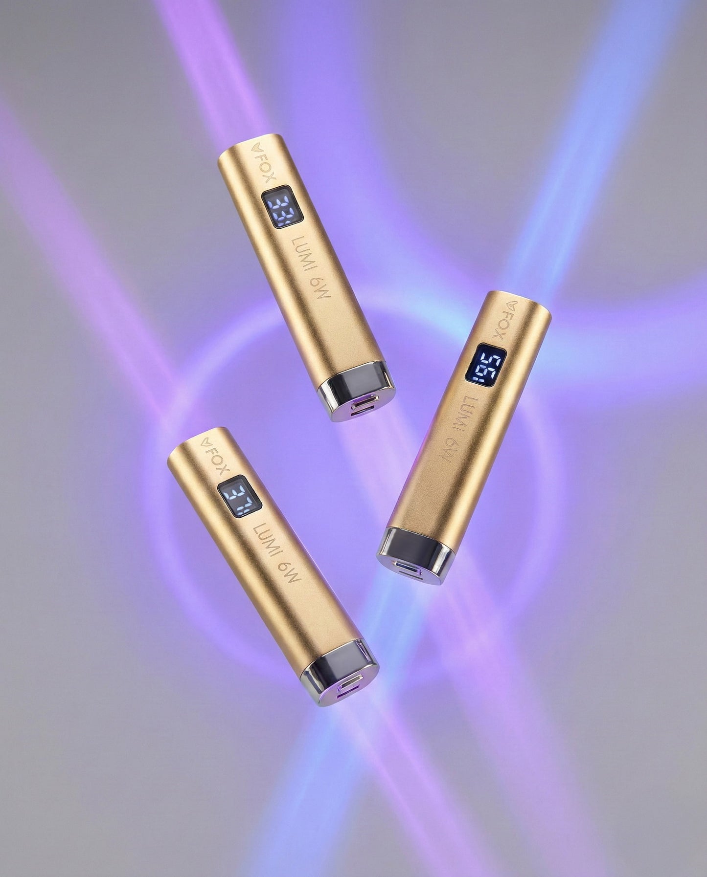 Ліхтарик сенсорний УФ високої потужності F.O.X LUMi 6W (гібридний: 395-405 nm з дисплеєм)