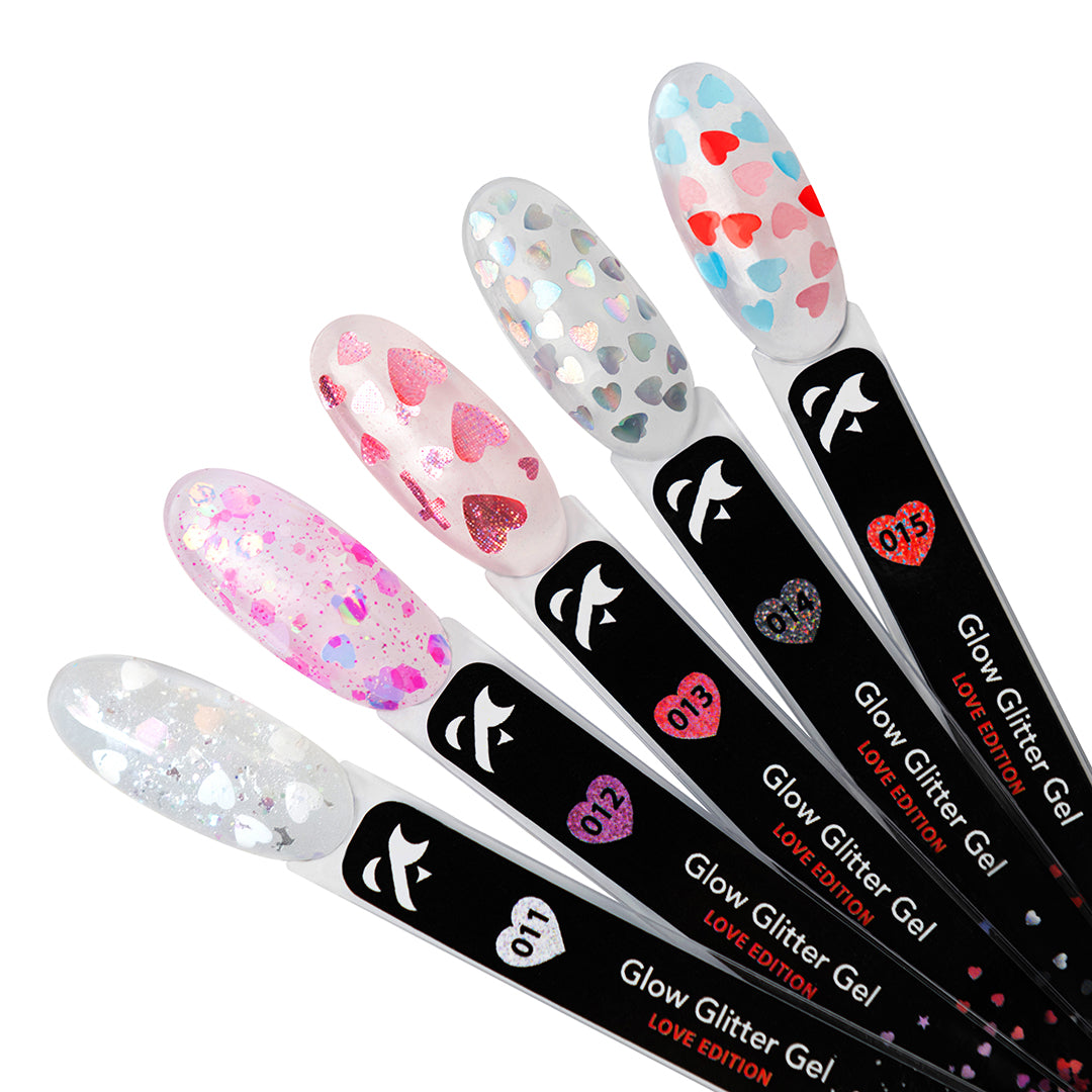 F.O.X Glow Glitter Gel Love Edition 012, 5 ml