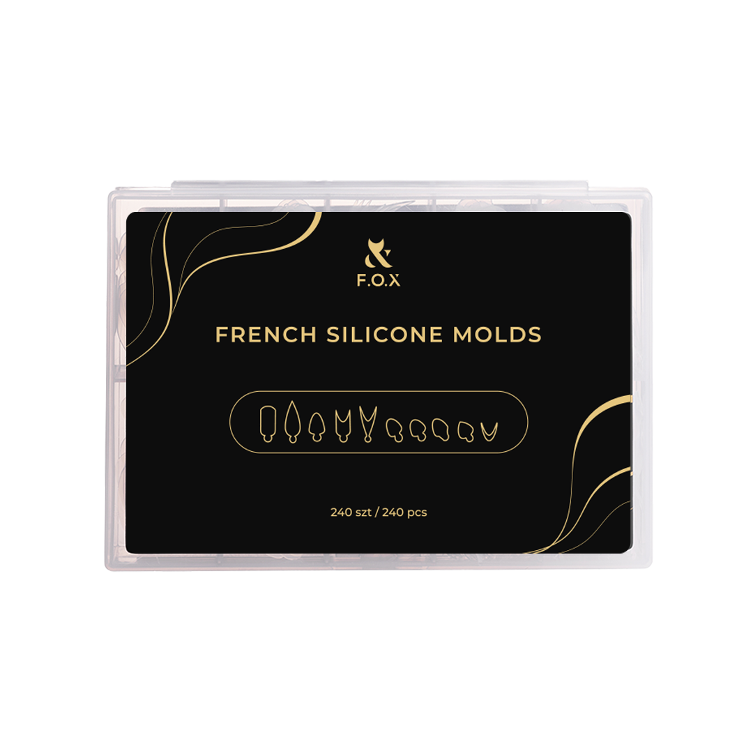 F.O.X French Silicone molds Силіконові молди для викладного френчу (240 шт)