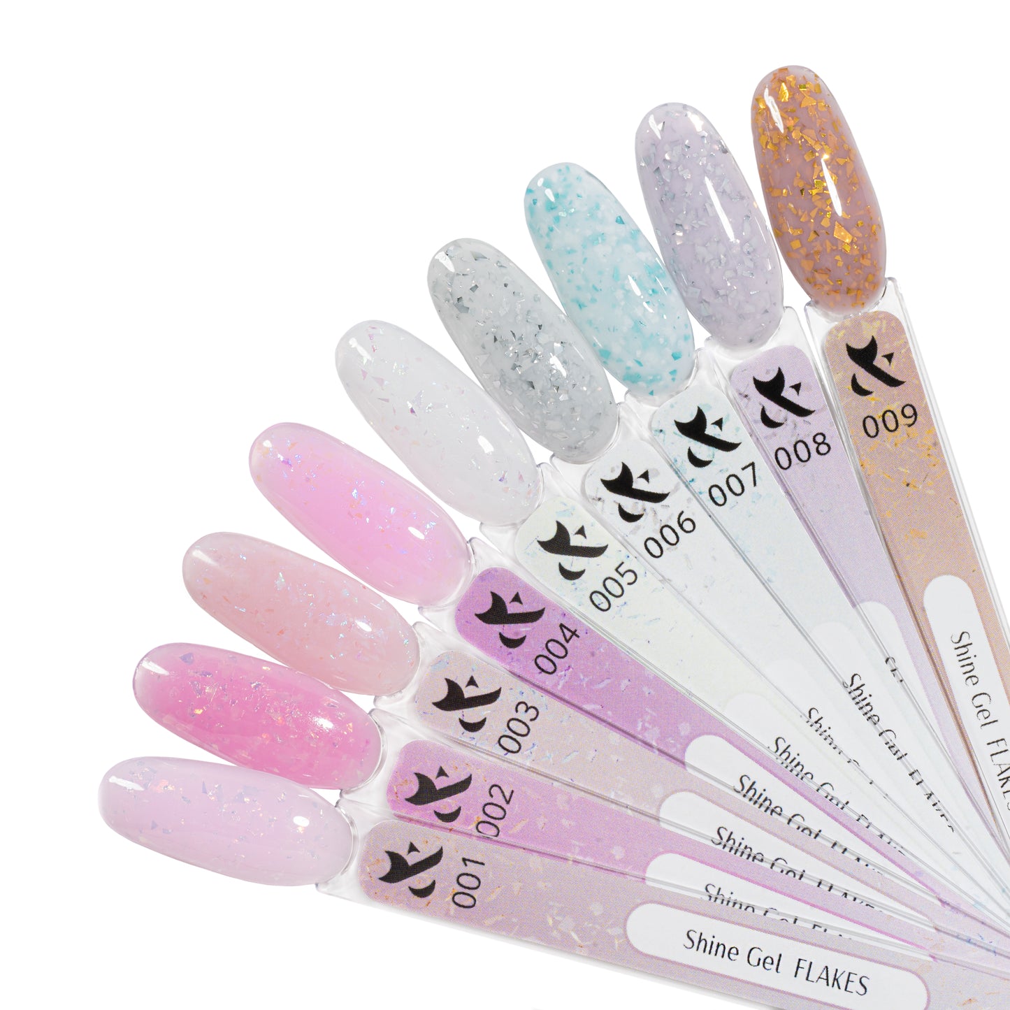 F.O.X Shine Gel Flakes 009, 15 ml