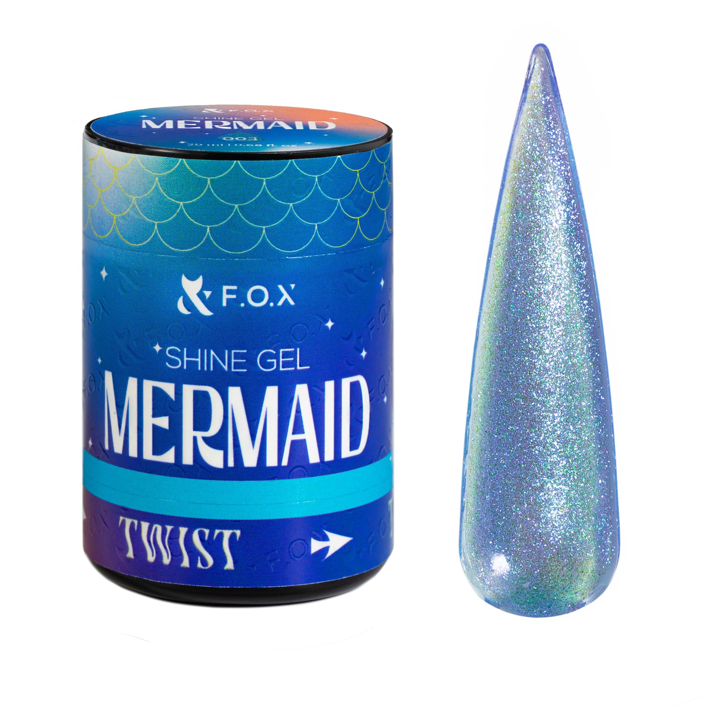 F.O.X Shine Gel Mermaid 003, 20 ml