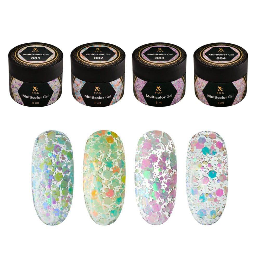 F.O.X Multicolor Gel колекція із 4 шт