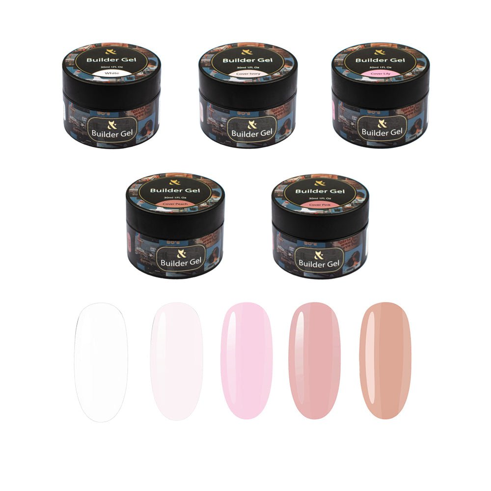 Builder Gel 5 Color Set - F.O.X