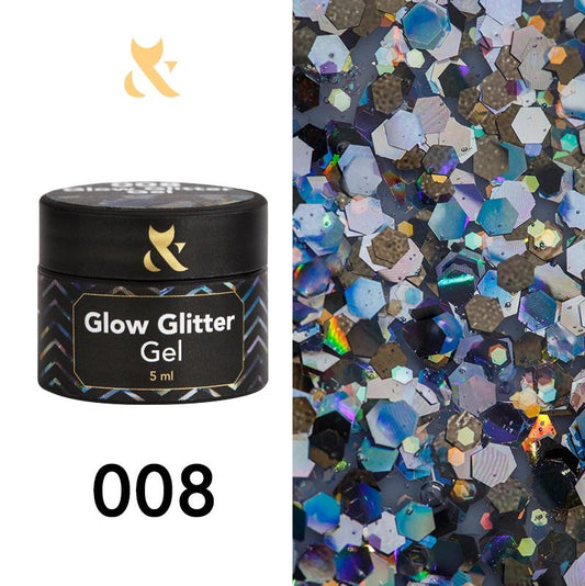 Glow Glitter Gel 008 - F.O.X