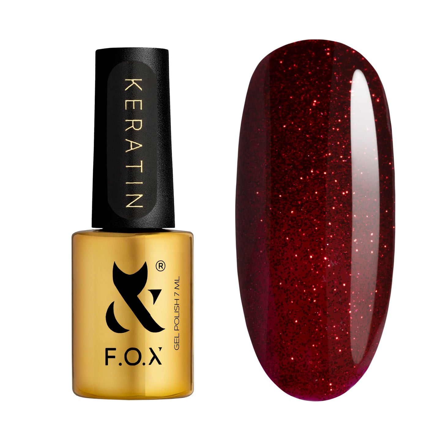 Гель-лак F.O.X KERATIN gel-polish Fashion Capsule 004, 7 ml