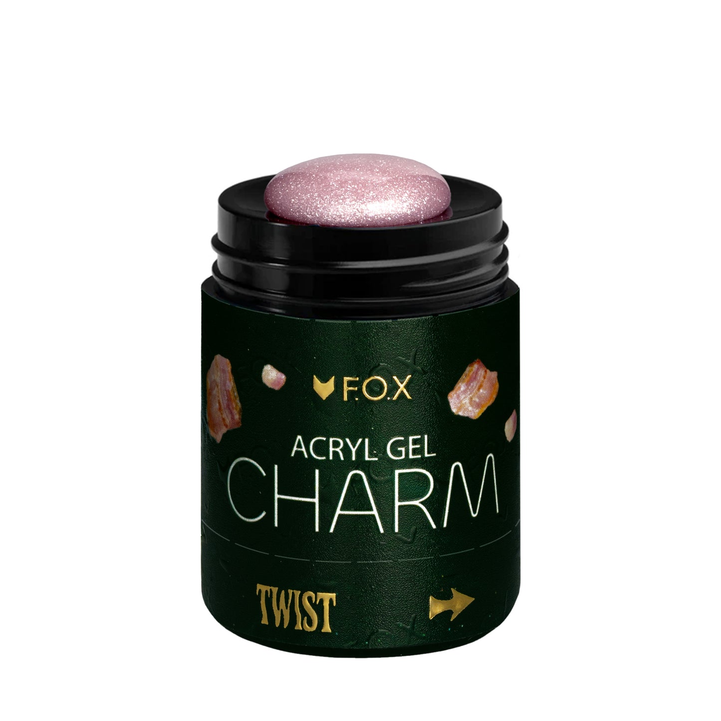 F.O.X Acryl gel Charm 011, Aventurine, 20 ml