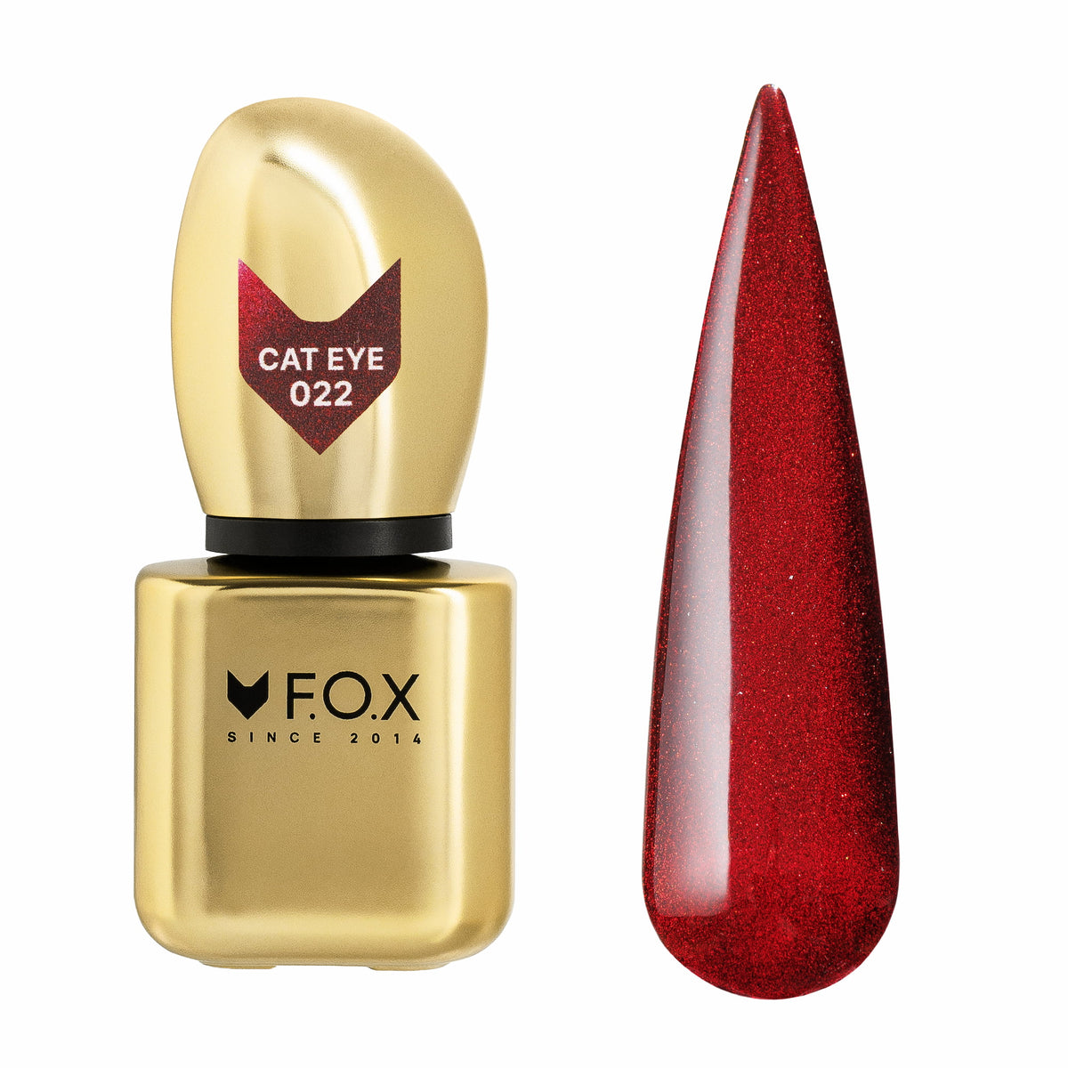 Гель-лак F.O.X Cat Eye 022, 9 ml