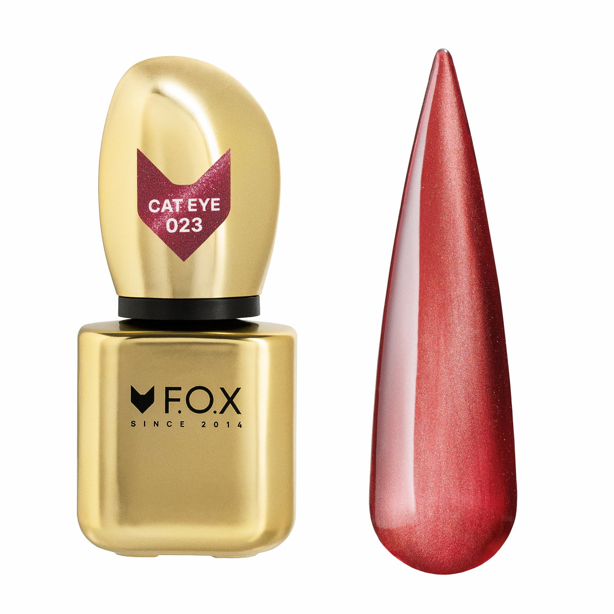 Гель-лак F.O.X Cat Eye 023, 9 ml