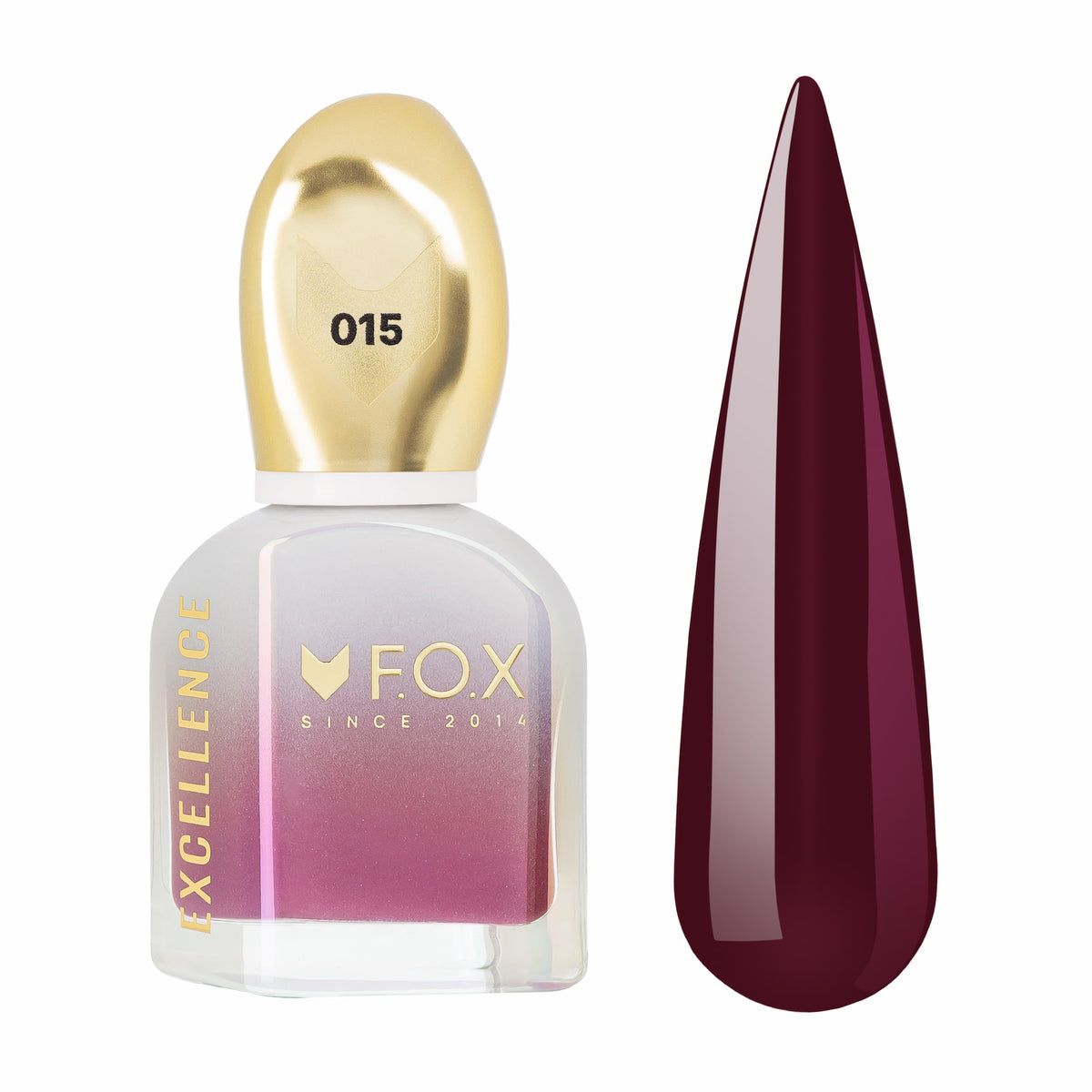 Лак F.O.X Nail polish 015, 12 ml