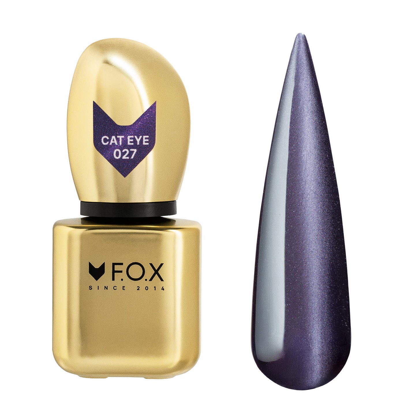 Гель-лак F.O.X Cat Eye 027, 9 ml