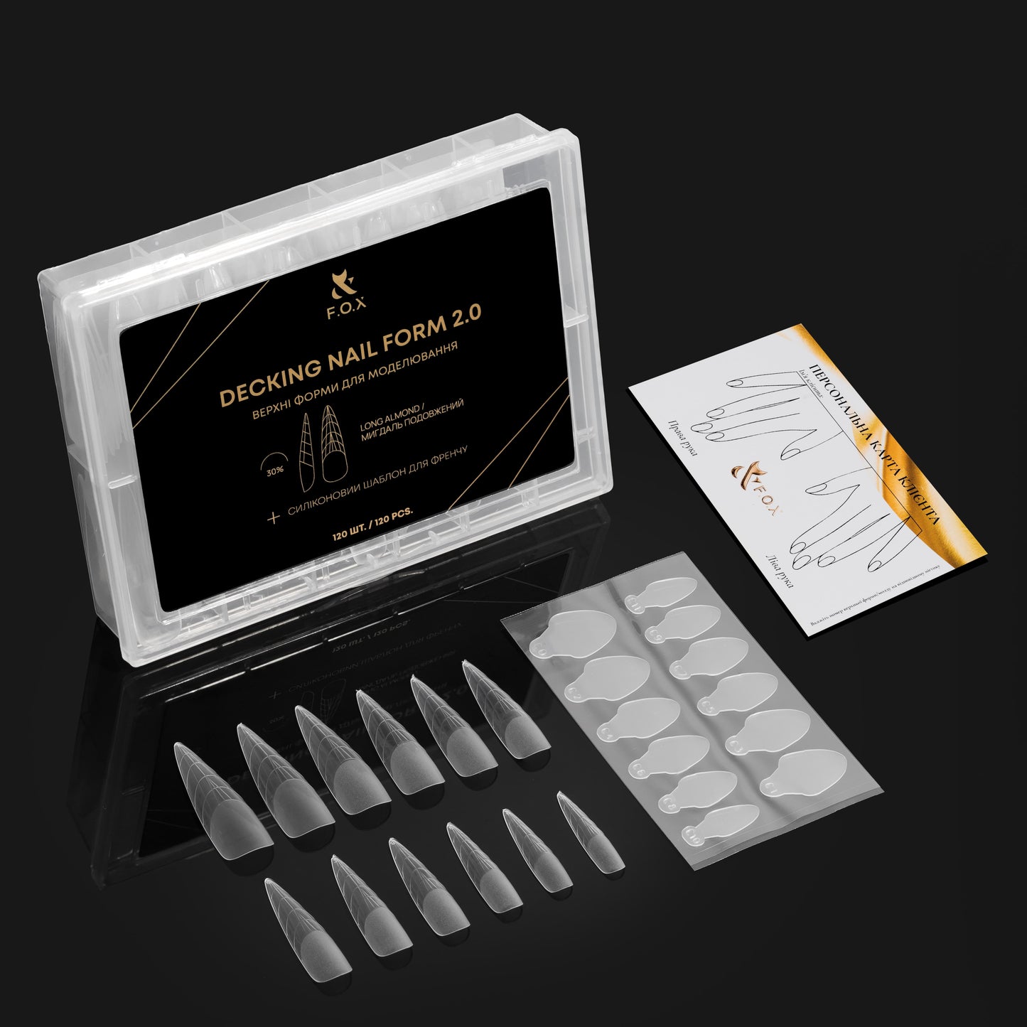 F.O.X Decking Nail form 2.0  Подовжений Мигдаль (120 шт.)