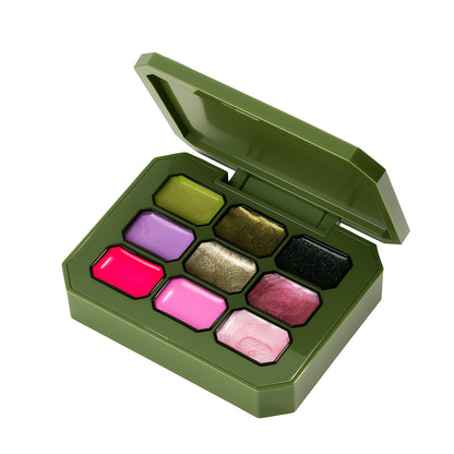 Палетка гель-лаків Чародійка F.O.X gel polish palette ( 9 тонів), 1 шт