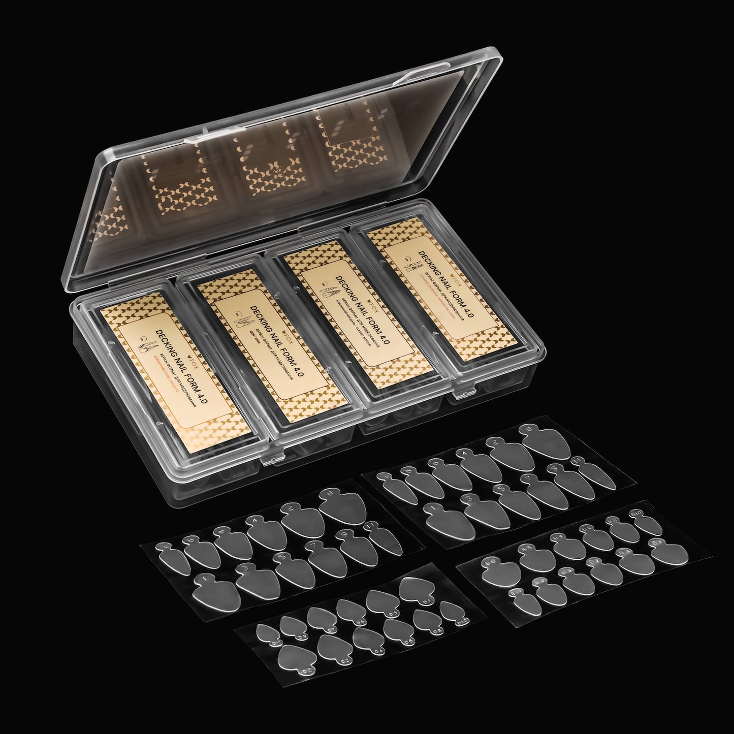 Набір Творчих форм F.O.X Artist Transformer pack (едж+клас.стілет+суч.балерина+клас.мигдаль), 112 шт