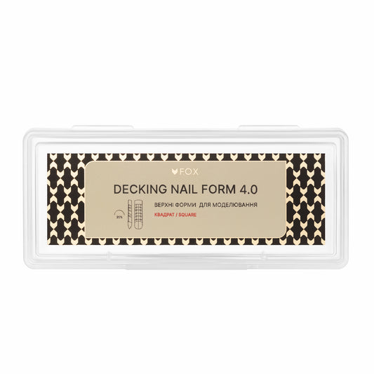Верхні форми для моделювання F.O.X Decking Nail form 2.0 Квадрат (24 шт)