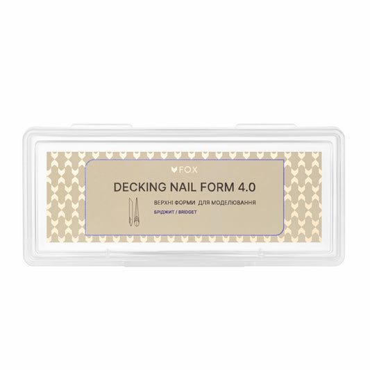Верхні форми для моделювання F.O.X Decking Nail form 4.0 Бріджит (14 шт.)