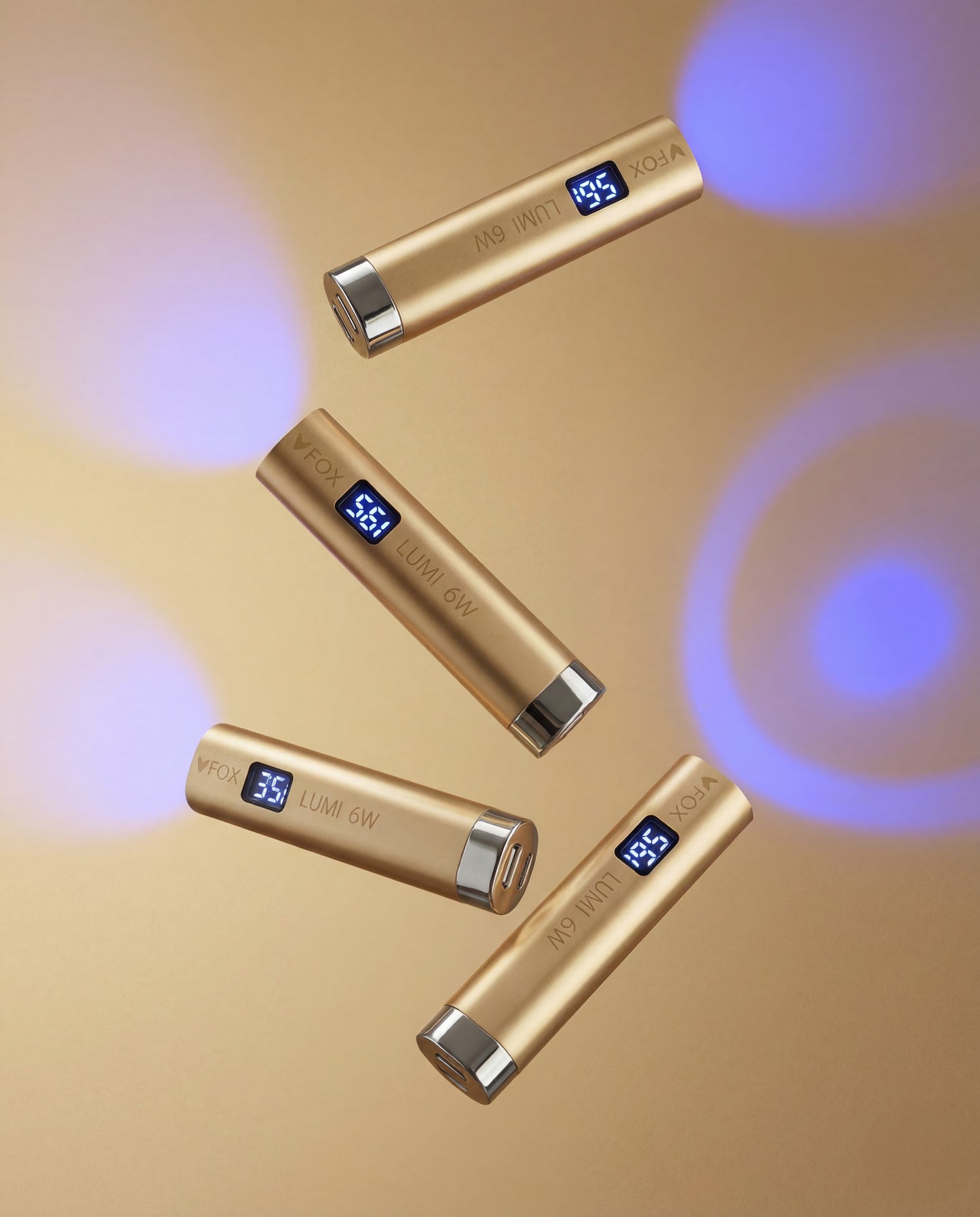 Ліхтарик сенсорний УФ високої потужності F.O.X LUMi 6W (гібридний: 395-405 nm з дисплеєм)