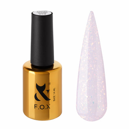 Базове покриття з поталлю F.O.X Tonal Cover Base 014, 14 ml