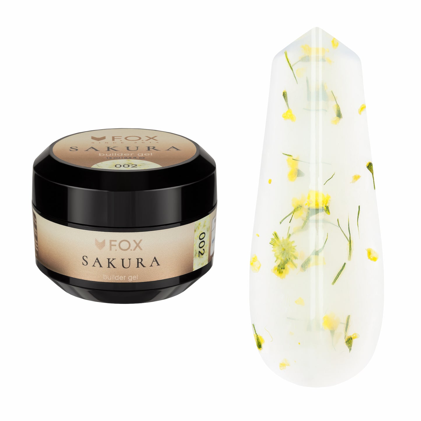 F.O.X Sakura builder gel 002, 15 ml