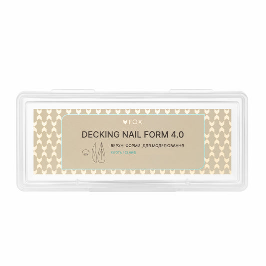Верхні форми для моделювання F.O.X Decking Nail form 4.0 Кіготь (28 шт.)