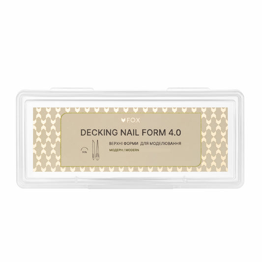 Верхні форми для моделювання F.O.X Decking Nail form 4.0 Модерн (14 шт.)