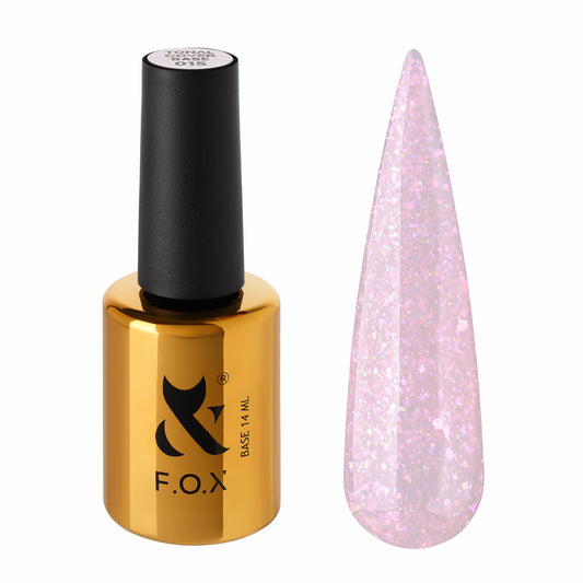 Базове покриття з поталлю F.O.X Tonal Cover Base 015, 14 ml