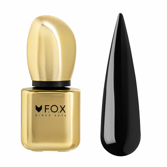Гель-лак F.O.X Keratin Ultra Black, 9 ml