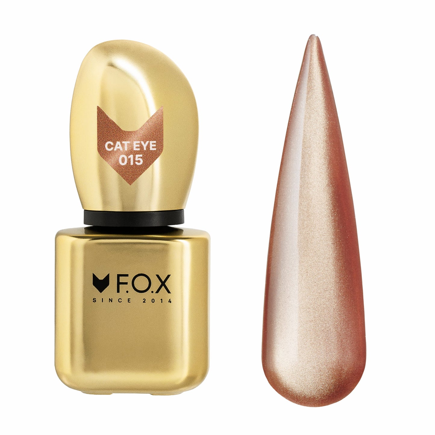 Гель-лак F.O.X Cat Eye 015, 9 ml
