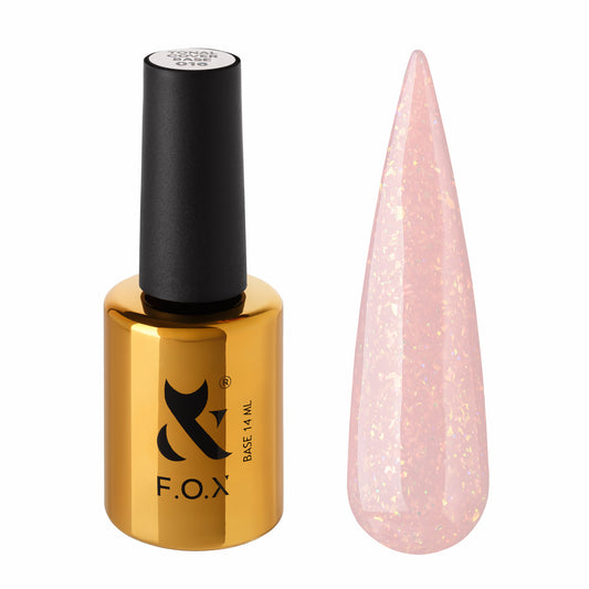 Базове покриття з поталлю F.O.X Tonal Cover Base 016, 14 ml