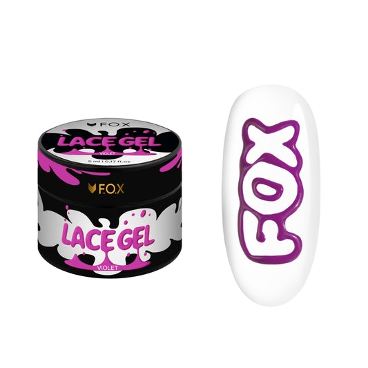 Гель-фарба F.O.X Lace Gel Violet, 5 ml