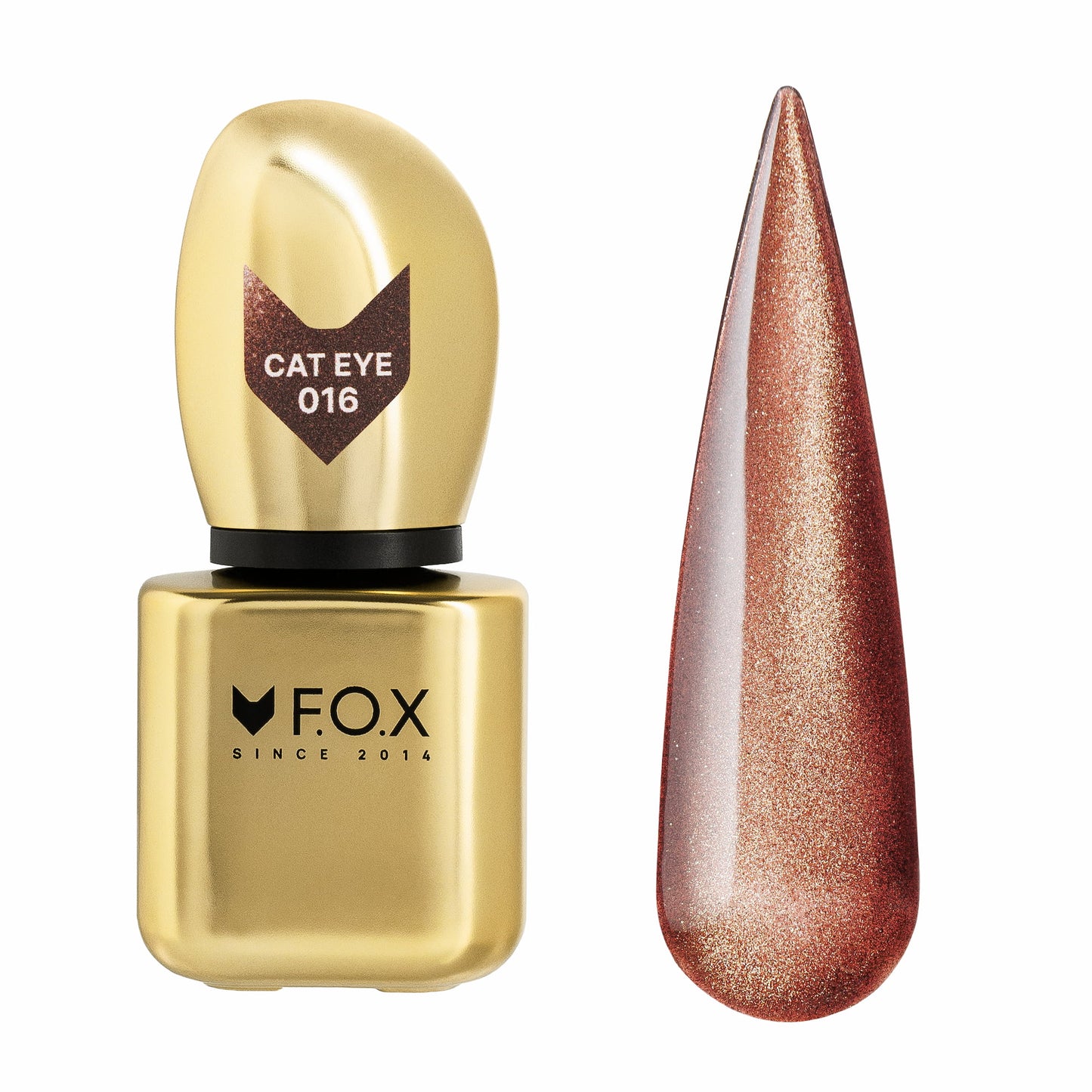 Гель-лак F.O.X Cat Eye 016, 9 ml
