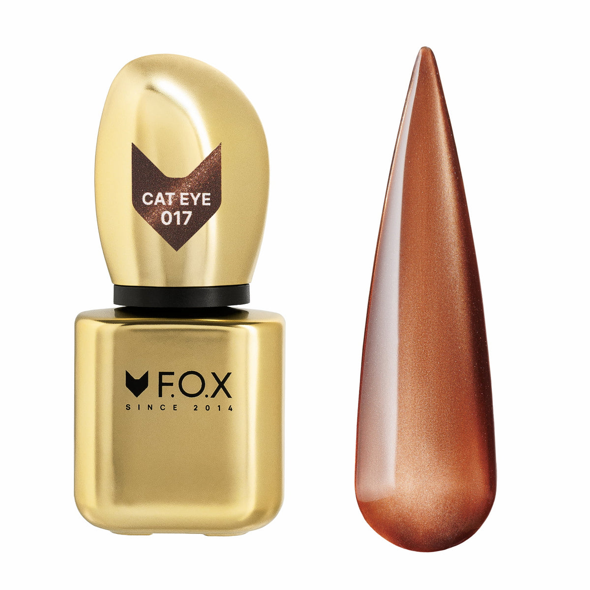 Гель-лак F.O.X Cat Eye 017, 9 ml