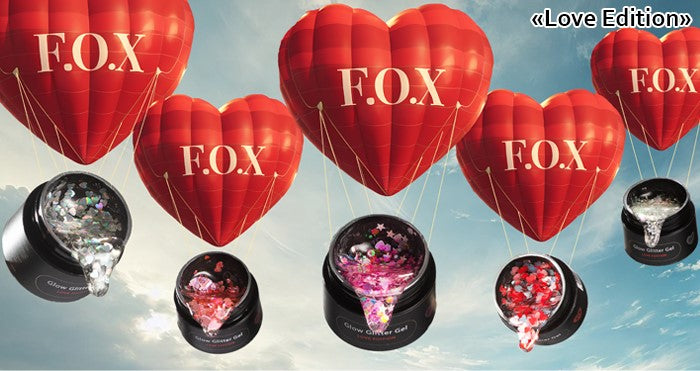 FOX Glow Glitter Gel для дизайну нігтів – F.O.X Shop