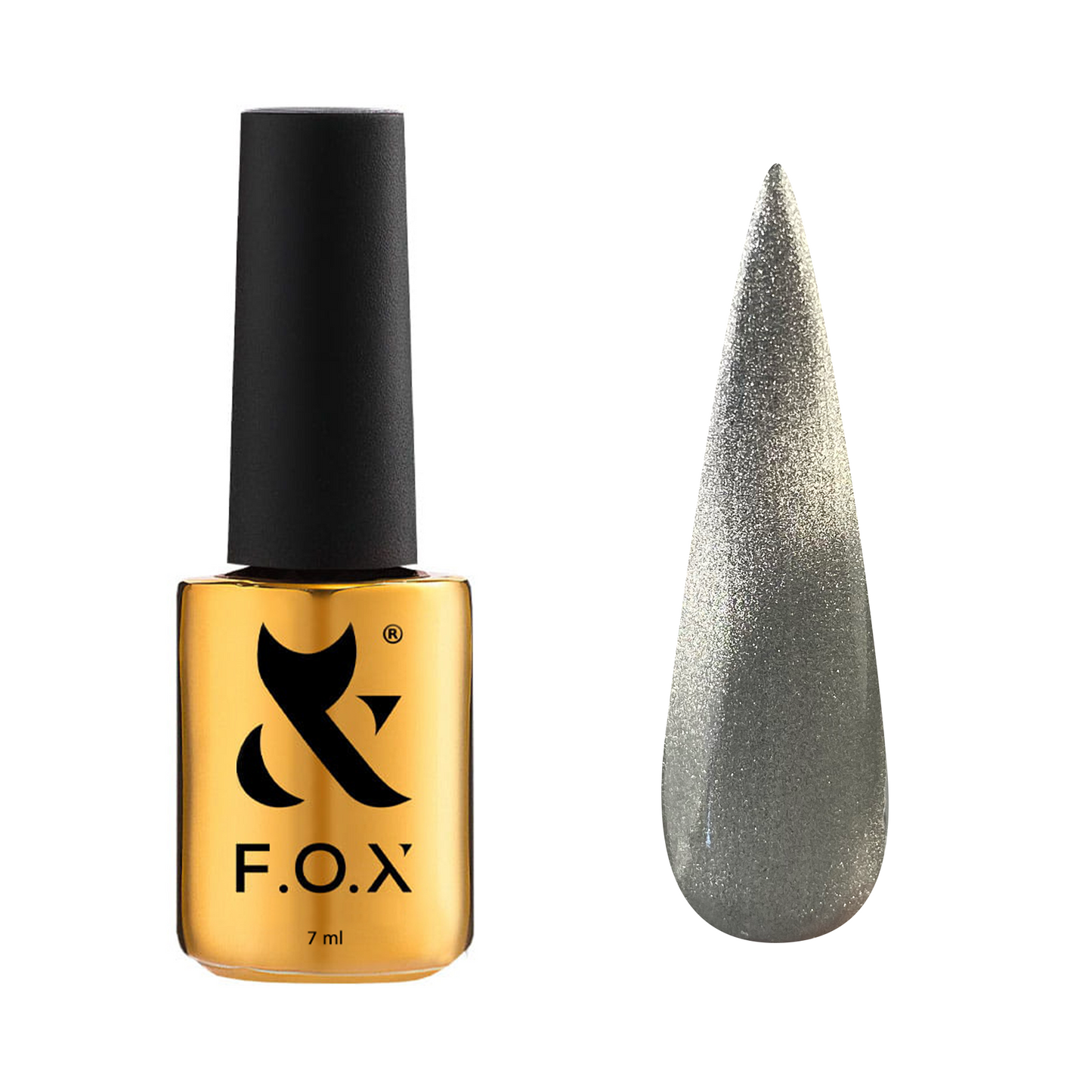 Гель-лак F.O.X Cat Eye Crystalline 001, 7 ml