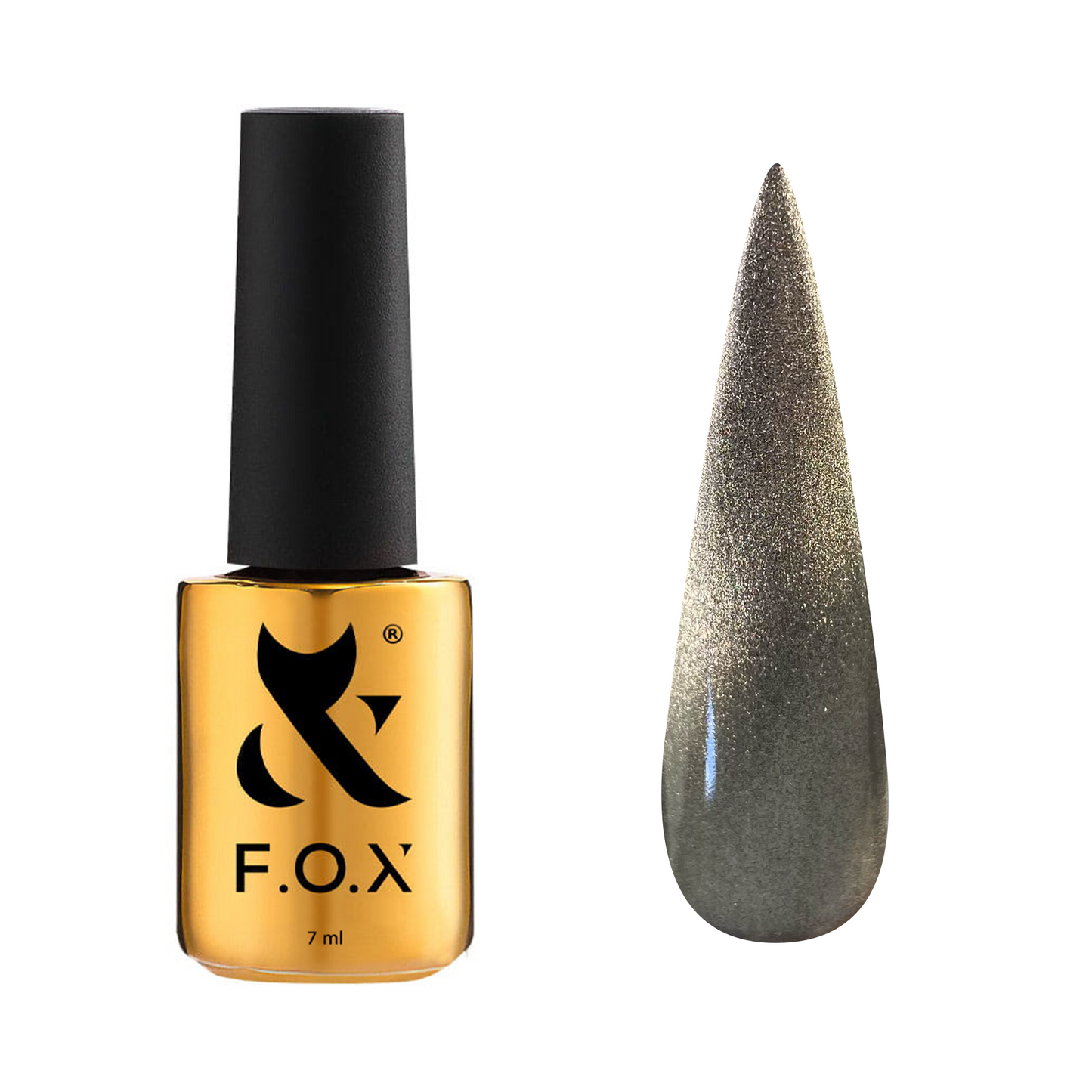 Гель-лак F.O.X Cat Eye Crystalline 002, 7 ml