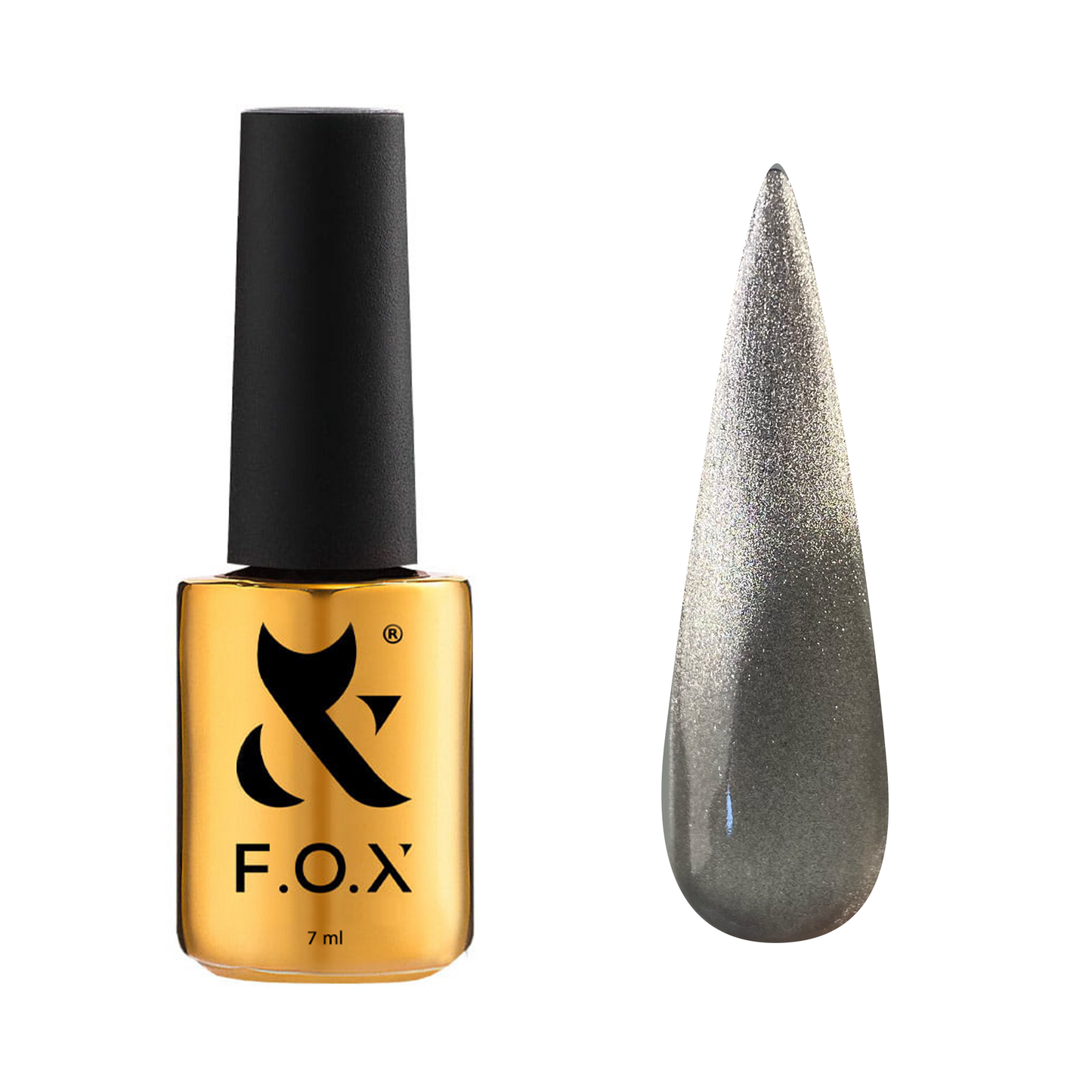 Гель-лак F.O.X Cat Eye Crystalline 004, 7 ml