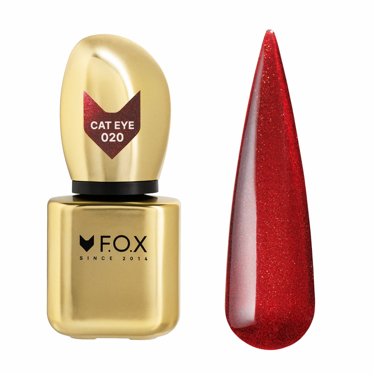 Гель-лак F.O.X Cat Eye 020, 9 ml