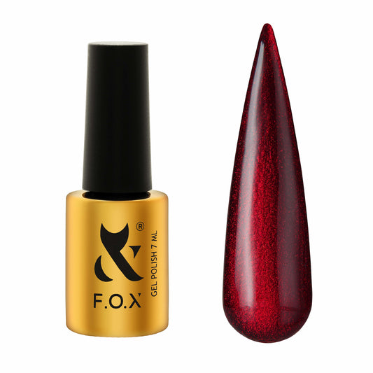 Гель-лак F.O.X  Moulin Rouge 002 (Cat eye), 7 ml