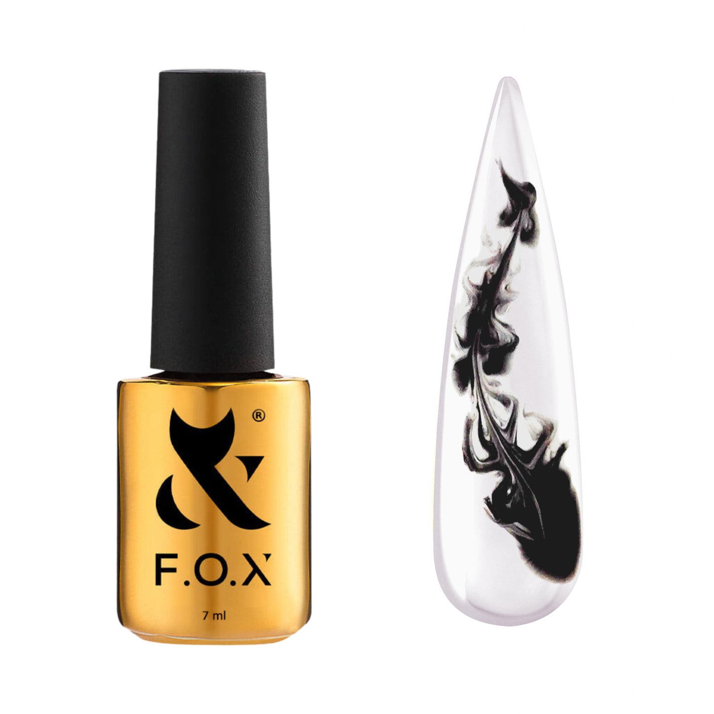 Гель для дизайну нігтів з ефектом розтікання F.O.X Blooming Gel, 7ml