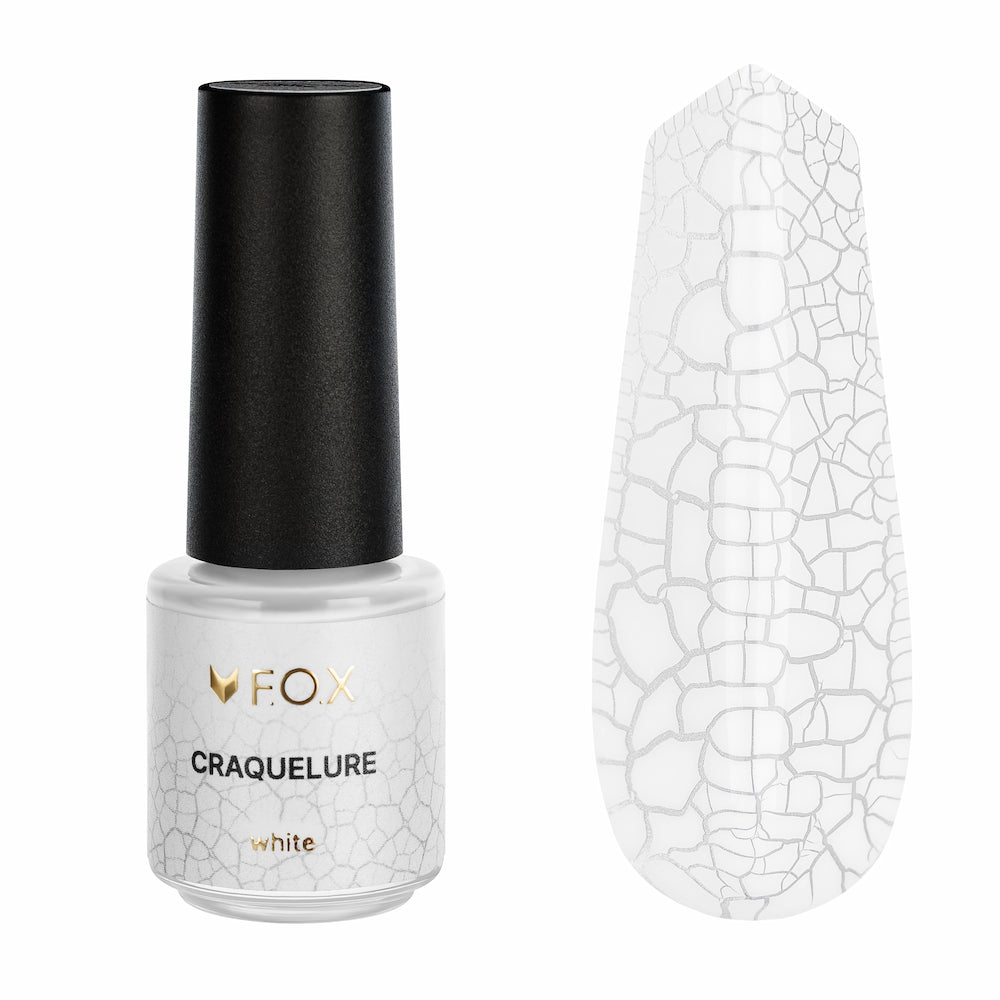 Чорнило для дизайну F.O.X Craquelure White, 5 ml