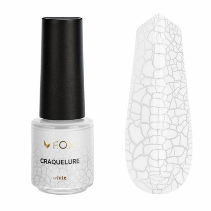 Чорнило для дизайну F.O.X Craquelure White, 5 ml