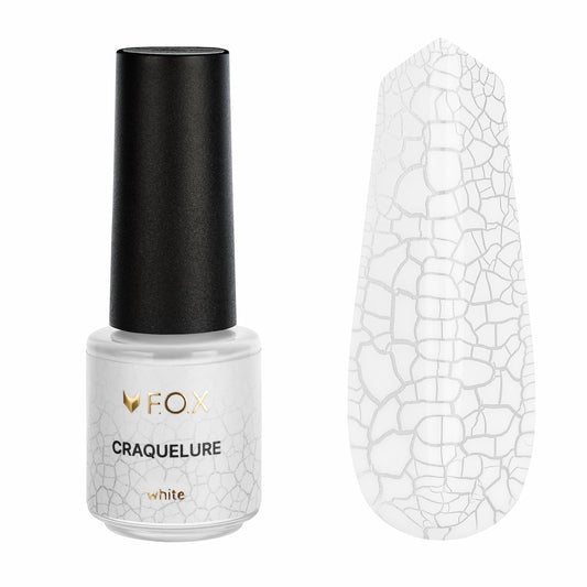 Чорнило для дизайну F.O.X Craquelure White, 5 ml