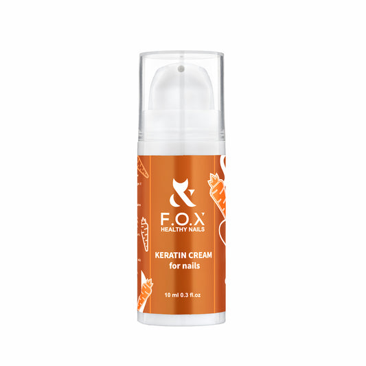 Кератиновий крем для натуральних нігтів F.O.X Keratin Cream for nails, 10 ml