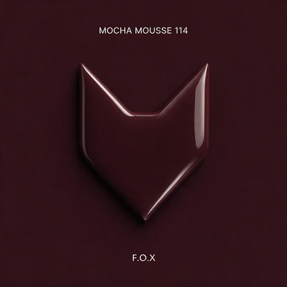 Гель-лак F.O.X Keratin Mocha Mousse 114, 9 ml