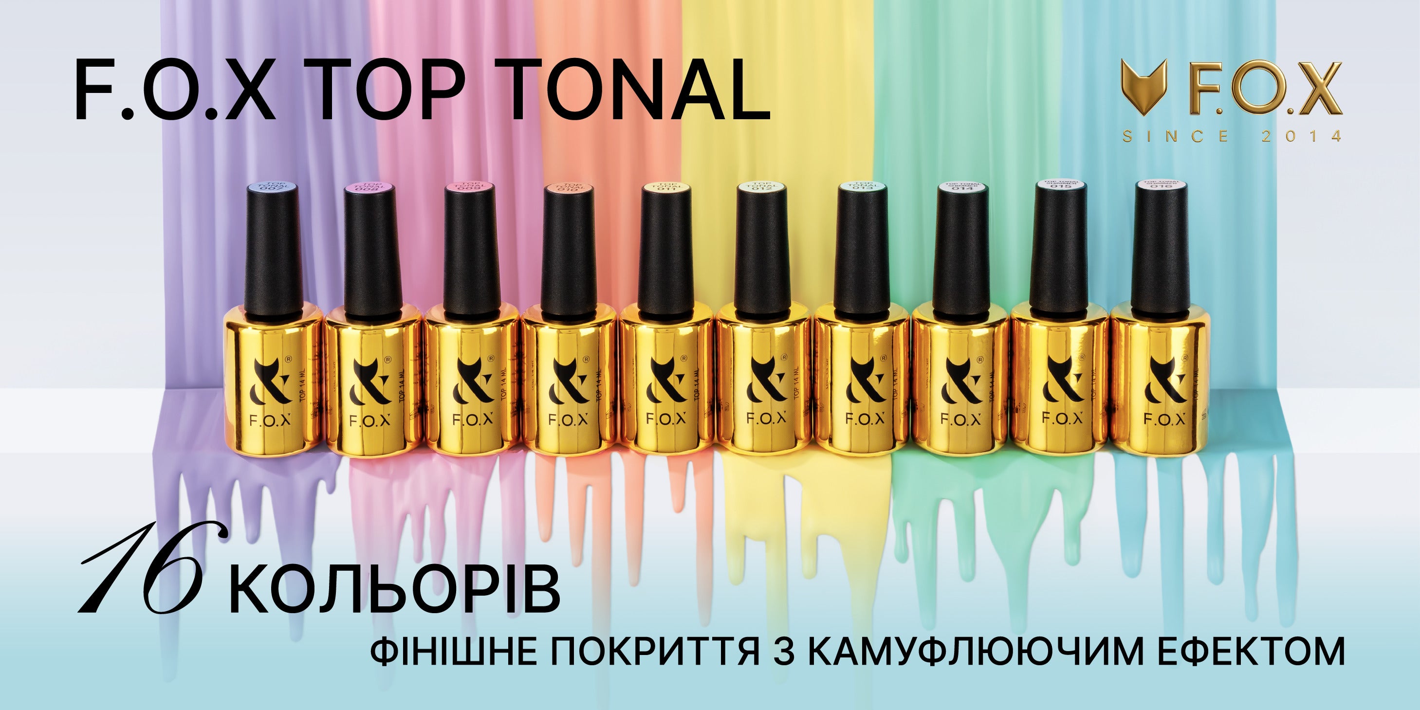 FOX Топи для дизайну нігтів в гелевому манікюрі – F.O.X Shop