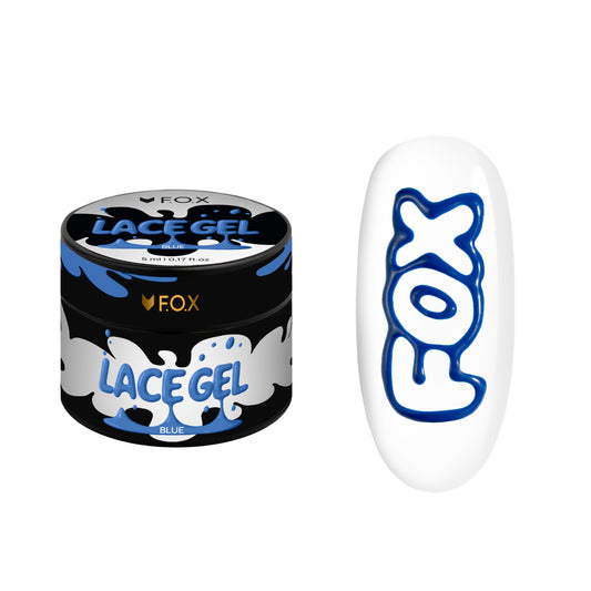 Гель-фарба F.O.X Lace Gel Blue, 5 ml