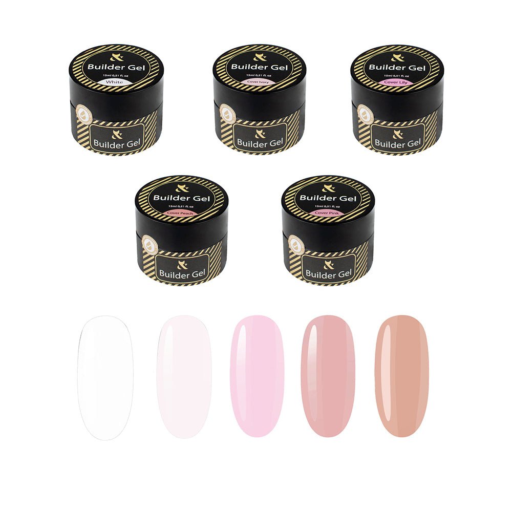 Builder Gel 5 Color Set - F.O.X